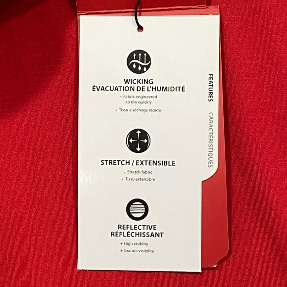 SPYDER Red T Shirt Mens Medium Quick Dry Perforated Lightweight Short Sleeve Tee - Picture 9 of 12